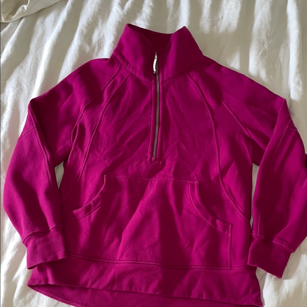 Lululemon full length Scuba half zip M/L